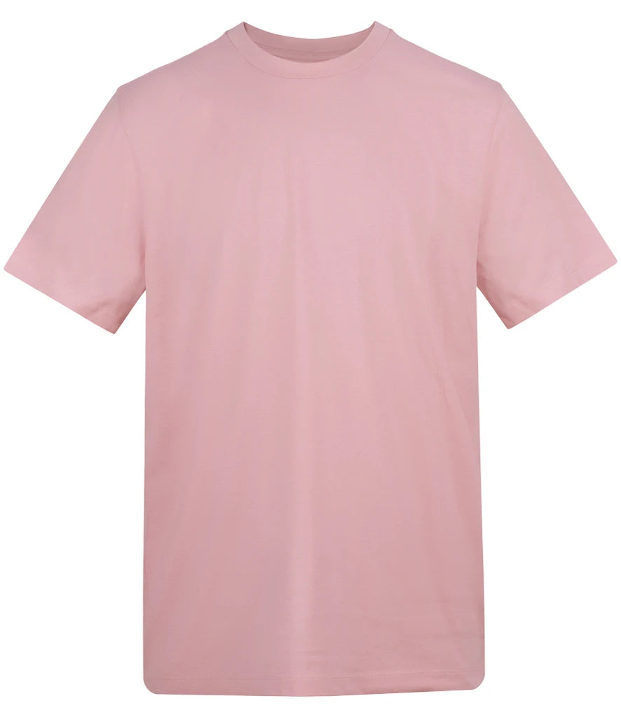 Plain pink t-shirt on a white background
