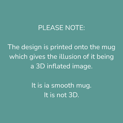 Brown Pumpkin Spice Mug (3D effect)