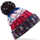 Corkscrew Pom Pom Beanie