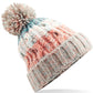 Corkscrew Pom Pom Beanie