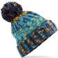 Corkscrew Pom Pom Beanie