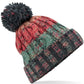 Corkscrew Pom Pom Beanie