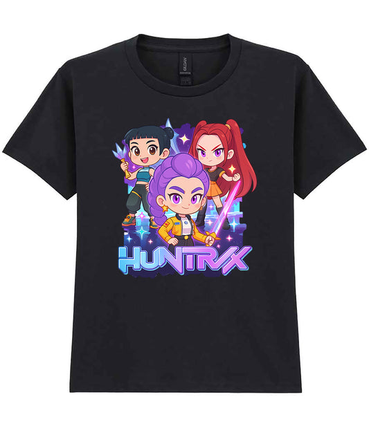 Kids K-Pop Huntrix Multi Coloured Printed T-Shirt