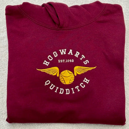 Quidditch Inspired Embroidered Sweatshirt