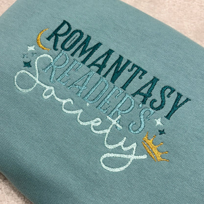 Romantasy Readers Society embroidered Sweatshirt