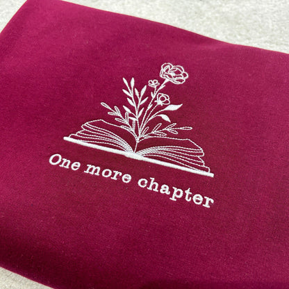 One More Chapter embroidered Sweatshirt