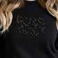 Star Constellation Embroidered Sweatshirt or Hoodie