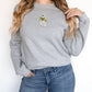 Ghost with Plant embroidered Sweatshirt or Hoodie