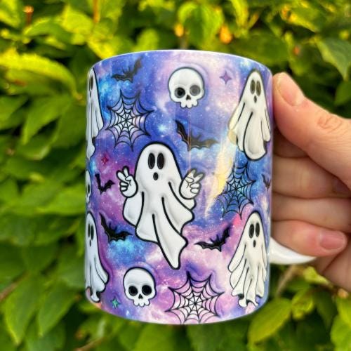 Purple Spooky Halloween Mug