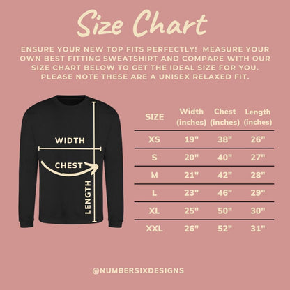 Haunted House Embroidered Sweatshirt: Heather Grey, Large 46"